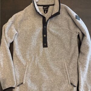 Burton Gray Pullover with Black Accents